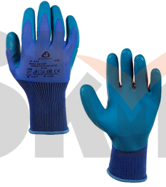 L Max-Resist Защитные трикотажные перчатки Jeta Safety из полиэфира с покрытием ладони из латекса