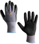 L Nit-Max Защитные трикотажные перчатки Jeta Safety из нейлона и спандекса с покрытием ладони из нит