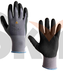 L Nit-Max Защитные трикотажные перчатки Jeta Safety из нейлона и спандекса с покрытием ладони из нит