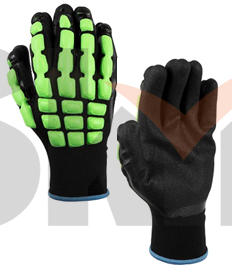 M LightShield Защитные трикотажные перчатки Jeta Safety из полиэфира с покрытием ладони из нитрила с