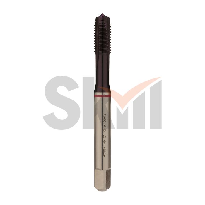 Метчик М10х1,5 (Машинный) DIN371 HSSE-TiALN 6h B/4-5P 100мм a=8,0 Ruko 232100EF