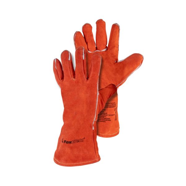 Краги спилковые термостойкие "Мастер" FOXWELD Краги спилковые термостойкие "Мастер" FOXWELD