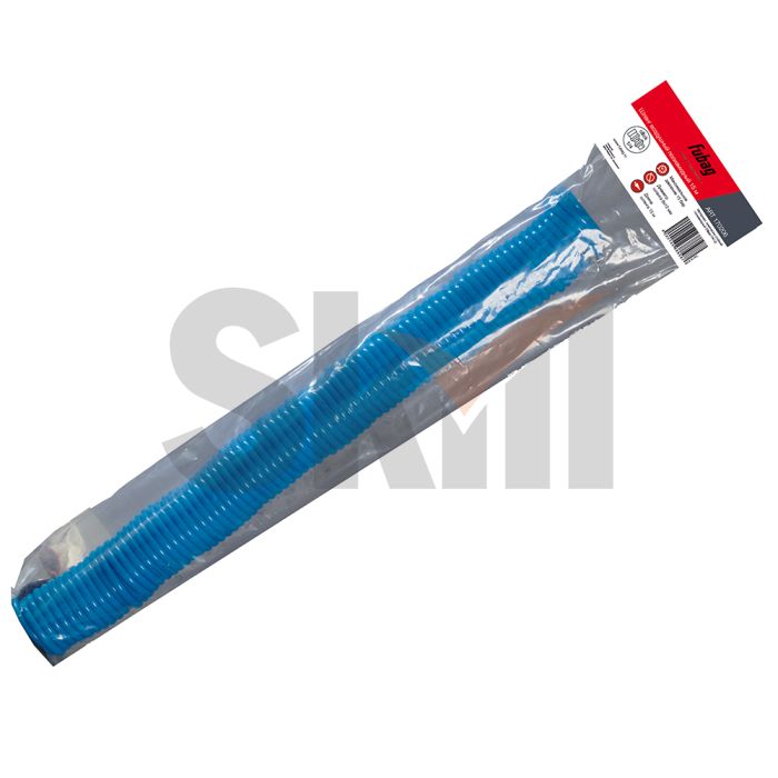 FUBAG Шланг спиральный с фитингами рапид, химически стойкий полиамидный (рилсан), 15бар, 8x12мм, 15м