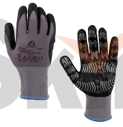 XL TigerGrip Защитные трикотажные перчатки Jeta Safety из нейлона и спандекса с покрытием ладони и т