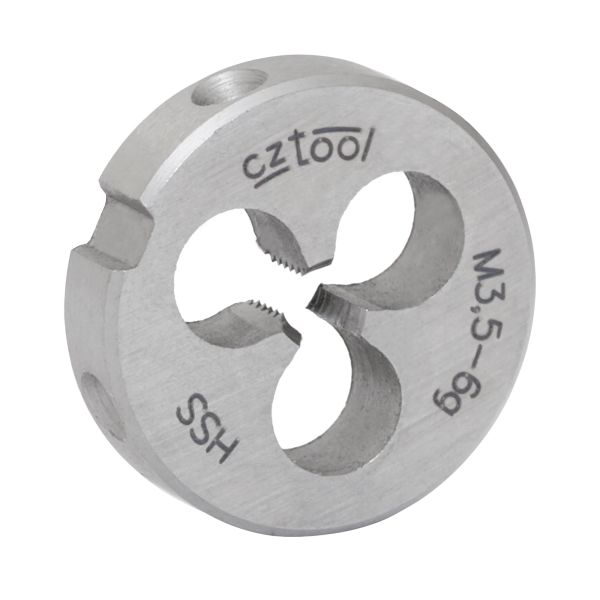 Плашка с стружколомом Bucovice Tools М3,5х0,6 HSS DIN EN 22568 6g 20х5мм 270035 Плашка с стружколомом Bucovice Tools М3,5х0,6 HSS DIN EN 22568 6g 20х5мм 270035