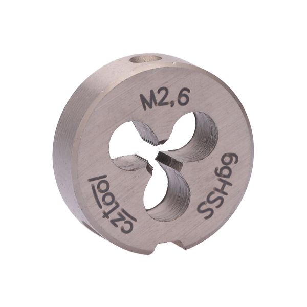 Плашка Bucovice Tools М2,6х0,45 HSS DIN EN 22568 6g 16х5мм 240027 Плашка Bucovice Tools М2,6х0,45 HSS DIN EN 22568 6g 16х5мм 240027