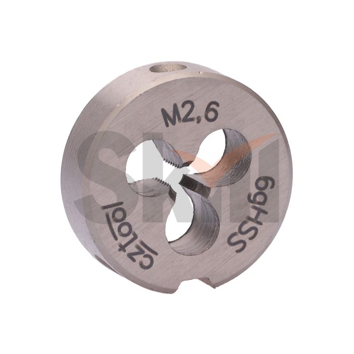 Плашка М 2,6х0,45 DINEN22568 HSS 6g 16х5мм Bucovice(CzTool) 240027 (K)