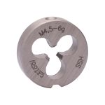Плашка Bucovice Tools М4,5х0,75 HSS DIN EN 22568 6g 20х5мм 240045 Плашка Bucovice Tools М4,5х0,75 HSS DIN EN 22568 6g 20х5мм 240045