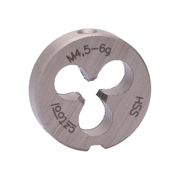 Плашка Bucovice Tools М4,5х0,75 HSS DIN EN 22568 6g 20х5мм 240045 Плашка Bucovice Tools М4,5х0,75 HSS DIN EN 22568 6g 20х5мм 240045