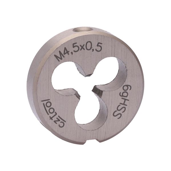 Плашка Bucovice Tools М4,5х0,5 HSS DIN EN 22568 6g 20х5мм 240046 Плашка Bucovice Tools М4,5х0,5 HSS DIN EN 22568 6g 20х5мм 240046