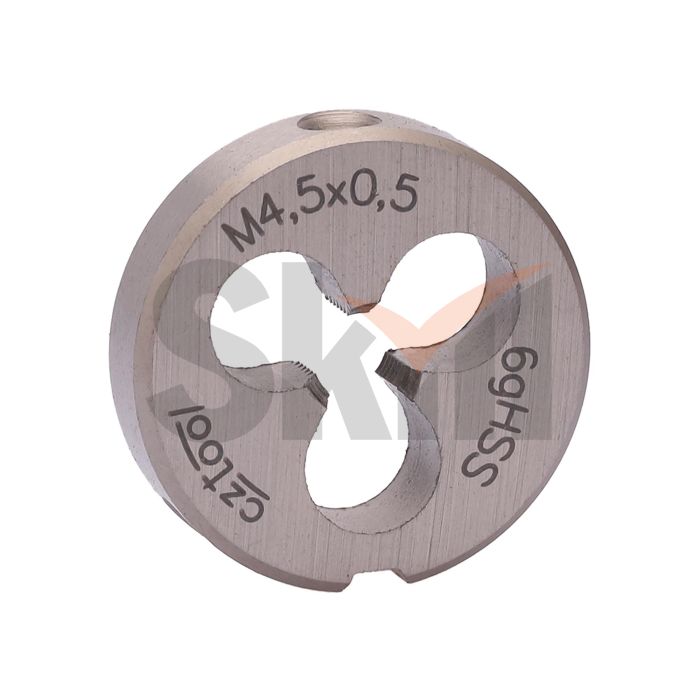 Плашка М 4,5х0,5 DINEN22568 HSS 6g 20х5мм Bucovice(CzTool) 240046