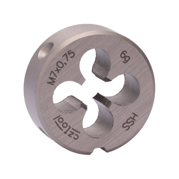 Плашка Bucovice Tools М7х0,75 HSS DIN EN 22568 6g 25х9мм 240071 Плашка Bucovice Tools М7х0,75 HSS DIN EN 22568 6g 25х9мм 240071