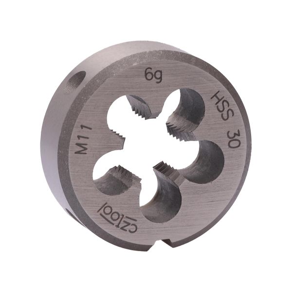 Плашка Bucovice Tools М11х1,5 HSS DIN EN 22568 6g 30х11мм 240110 Плашка Bucovice Tools М11х1,5 HSS DIN EN 22568 6g 30х11мм 240110