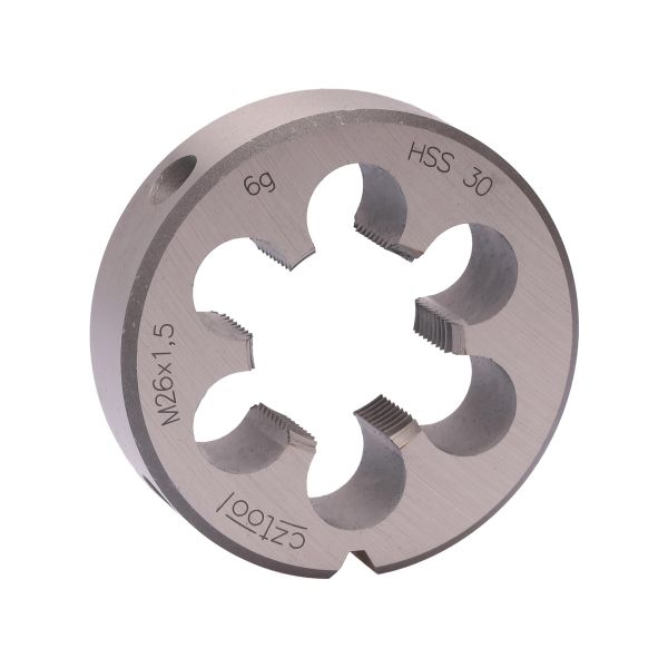 Плашка Bucovice Tools М26х1,5 HSS DIN EN 22568 6g 55х16мм 240261 Плашка Bucovice Tools М26х1,5 HSS DIN EN 22568 6g 55х16мм 240261