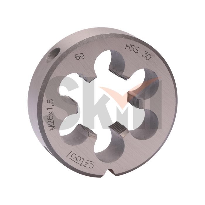 Плашка М26х1,5 DINEN22568 HSS 6g 55х16мм Bucovice(CzTool) 240261