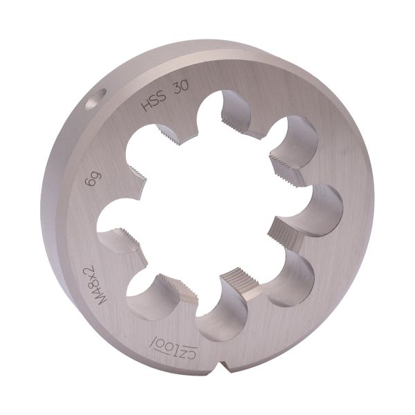 Плашка Bucovice Tools М48х2,0 HSS DIN EN 22568 6g 90х22мм 240482 Плашка Bucovice Tools М48х2,0 HSS DIN EN 22568 6g 90х22мм 240482