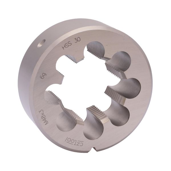 Плашка Bucovice Tools М48х3,0 HSS DIN EN 22568 6g 90х36мм 240481 Плашка Bucovice Tools М48х3,0 HSS DIN EN 22568 6g 90х36мм 240481