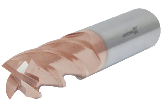 Концевая фреза с плоским торцом 4 зуба, HRC 55, TiSiN 16х45х100 Концевая фреза с плоским торцом 4 зуба, HRC 55, TiSiN 16х45х100