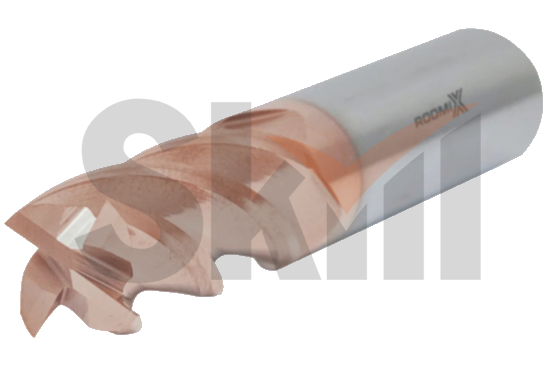 Концевая фреза с плоским торцом 4 зуба, HRC 55, TiSiN 16х45х100