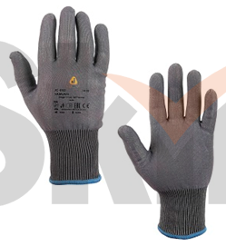 XXL AdamantPu Samurai Защитные трикотажные перчатки Jeta Safety из синтетических нитей
