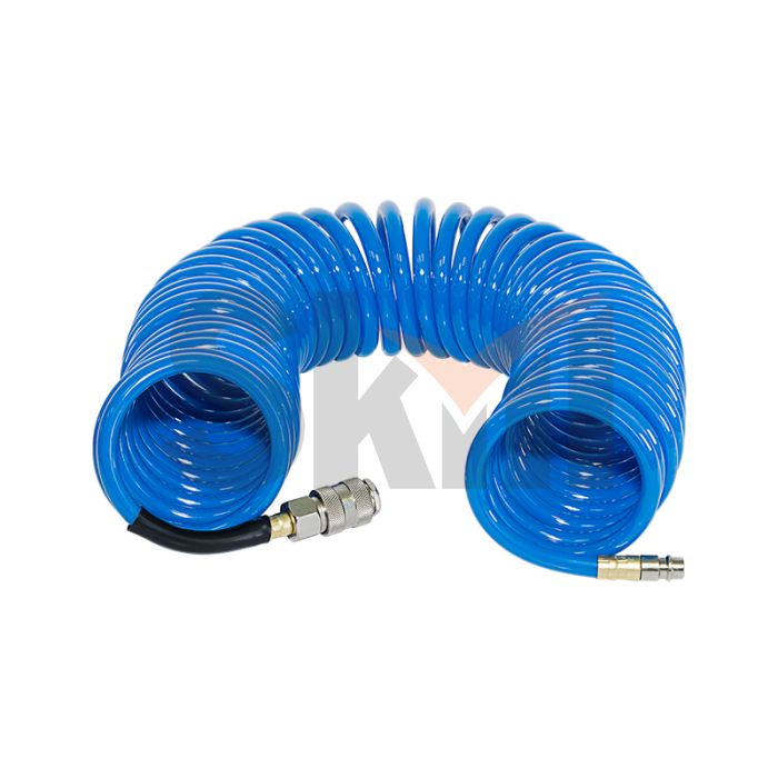 FUBAG Шланг спиральный с фитингами рапид, полиуретан, 15бар, 6x10мм, 10м