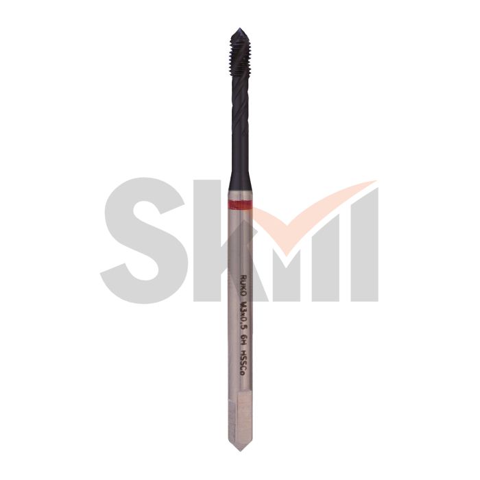 Метчик М 3,0х0,5 (Машинный, винт.) DIN371 HSSE-TiALN 6h C/2-3P R35 56мм a=2,7 Ruko 234030EF