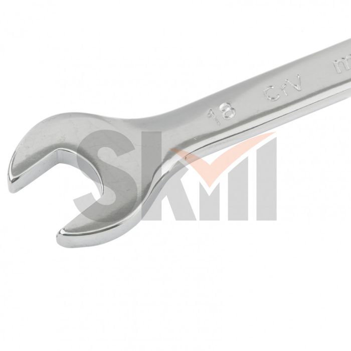 Ключ комбинированный, 18 мм, CrV, полированный хром Matrix