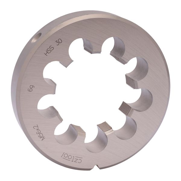 Плашка Bucovice Tools М56х2,0 HSS DIN EN 22568 6g 105х22мм 240563 Плашка Bucovice Tools М56х2,0 HSS DIN EN 22568 6g 105х22мм 240563