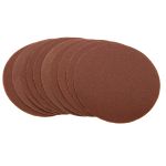 Круг абразивный на ворсовой подложке под "липучку", P 100, 125 мм, 10 шт.// Matrix