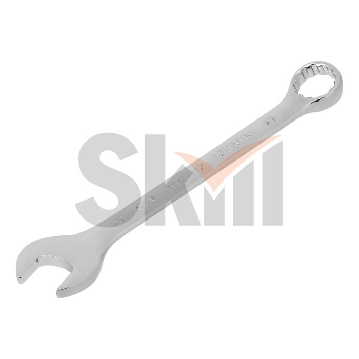 Ключ комбинированный, 27 мм, CrV, полированный хром Matrix