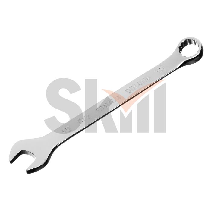 Ключ комбинированный, 13 мм, CrV, полированный хром Matrix