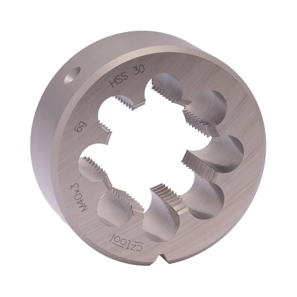 Плашка Bucovice Tools М40х3,0 HSS DIN EN 22568 6g 75х20мм 240402 Плашка Bucovice Tools М40х3,0 HSS DIN EN 22568 6g 75х20мм 240402