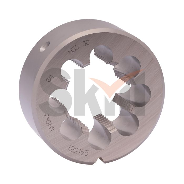 Плашка М40х3,0 DINEN22568 HSS 6g 75х20мм Bucovice(CzTool) 240402