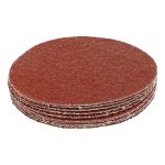 Круг абразивный на ворсовой подложке под "липучку", P 24, 125 мм, 10 шт.// Matrix