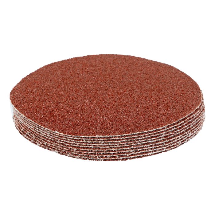 Круг абразивный на ворсовой подложке под "липучку", P 36, 125 мм, 10 шт.// Matrix
