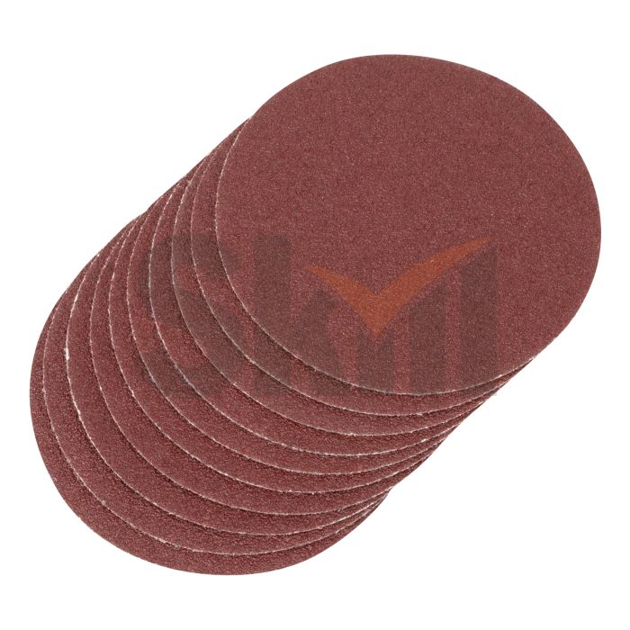 Круг абразивный на ворсовой подложке под "липучку", P 40, 115 мм, 10 шт.// Matrix