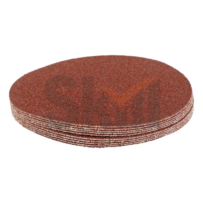 Круг абразивный на ворсовой подложке под "липучку", P 60, 115 мм, 10 шт.// Matrix