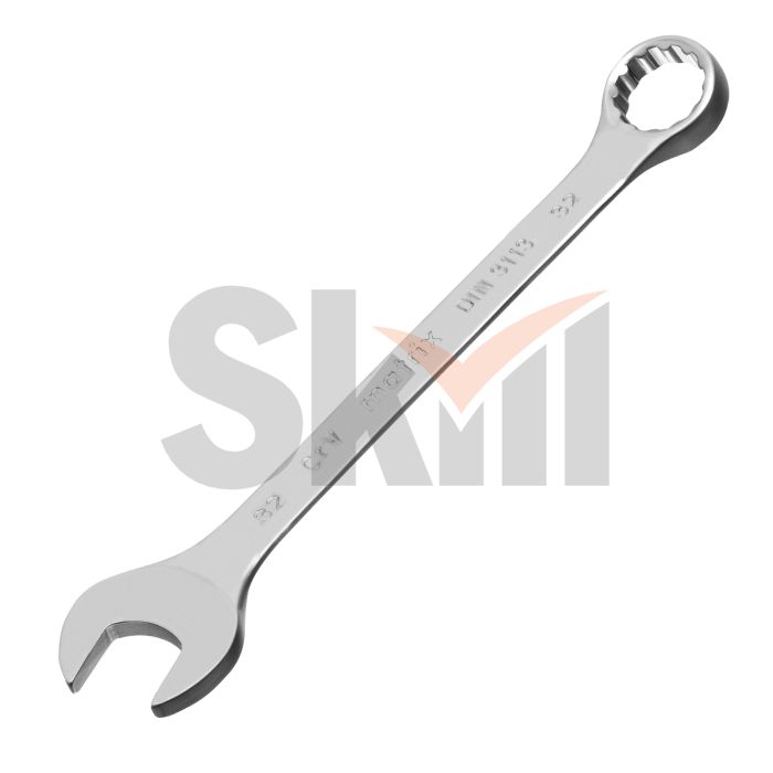 Ключ комбинированный, 32 мм, CrV, матовый хром Matrix