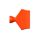 Сопло плоское для подачи СОЖ 20 отверстий d 1.8 мм 1/2"