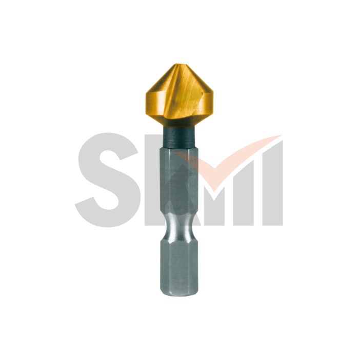 Зенковка-бита по металлу Ruko 90° 20,5мм HSS-G TiN 3z L41мм d1/4 102318T