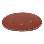 Круг абразивный на ворсовой подложке под "липучку", перфорированный, P 150, 150 мм, 5 шт.// Matrix