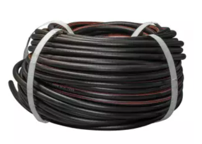 Рукав газовый, d6,3, чёрный с красной полосой