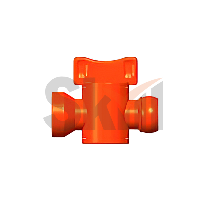 Вентиль запорный для подачи СОЖ 3/8" оранжевый