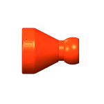 Переходник для трубок СОЖ c 3/8" на 1/4"