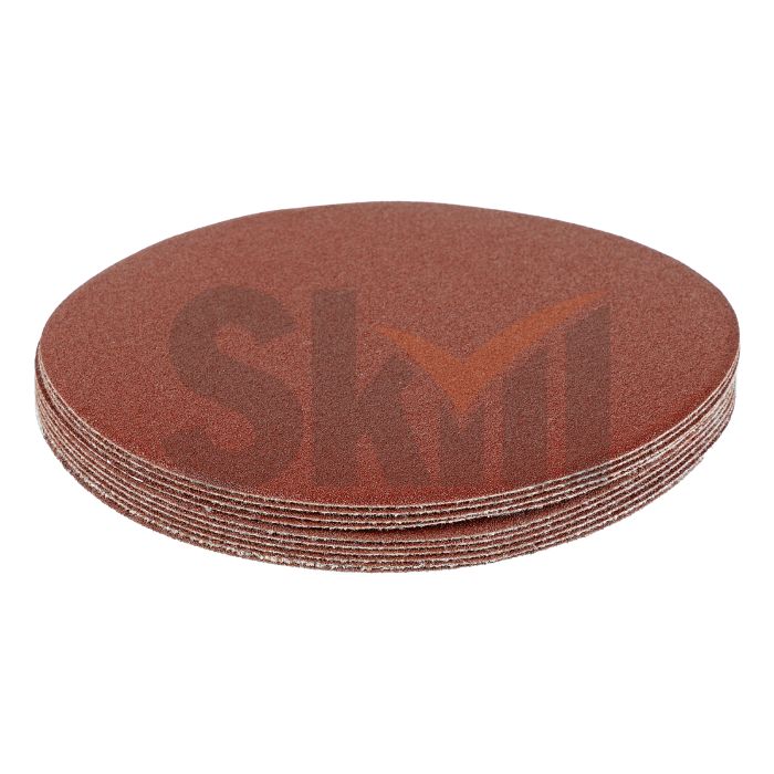 Круг абразивный на ворсовой подложке под "липучку", P 150, 125 мм, 10 шт.// Matrix