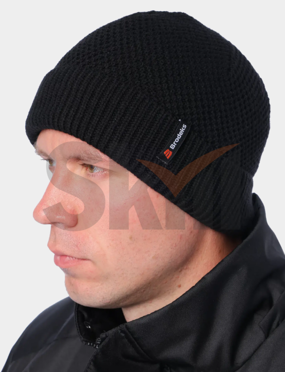 Шапка Brodeks Regular Fleece Warming черный