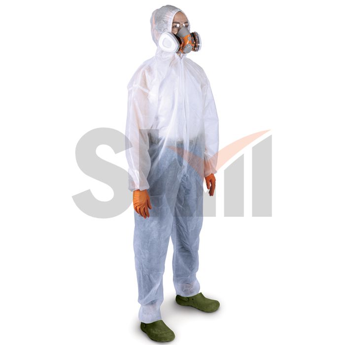 Защитный комбинезон из нетканого материала (100% полипропилен)