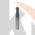 Концевая сферическая фреза 4 зуба, HRC 45, AlTiN 2x4x50 R1