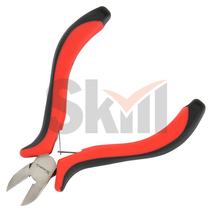 Бокорезы Mini, 130 мм, никелированные, авторазжим, двухкомпонентные рукоятки Matrix