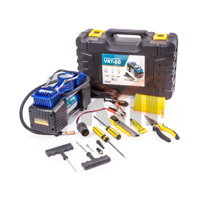 Автомобильный компрессор VRT-60 с набором аксессуаров